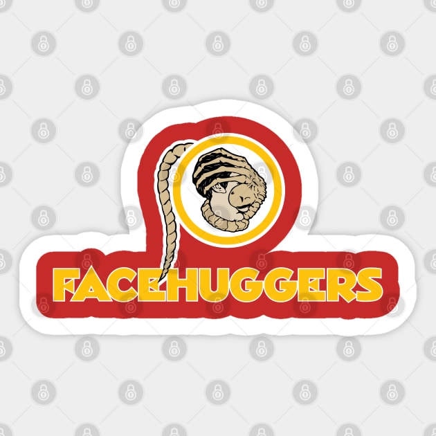 Facehuggers Sticker by d4n13ldesigns